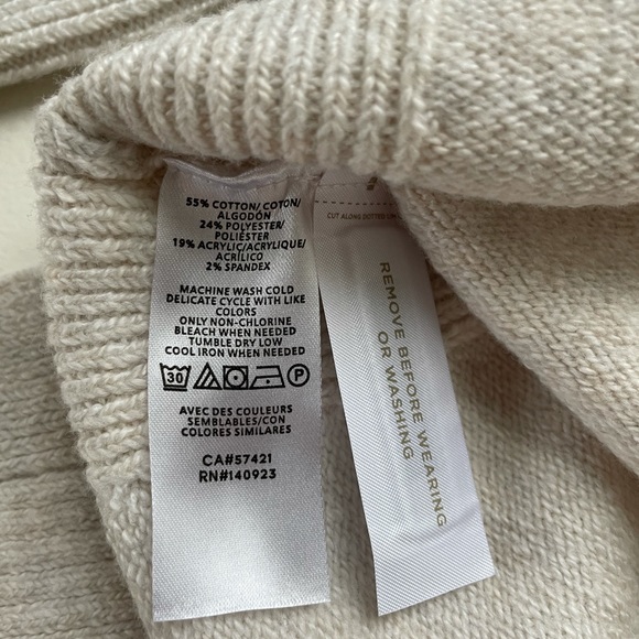 Loft cowl neck pocket sweater. - Picture 10 of 10